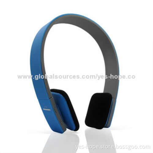 Wireless Bluetooth Stereo Headset for Laptops, with 2,402-2,480MHz Frequency Range